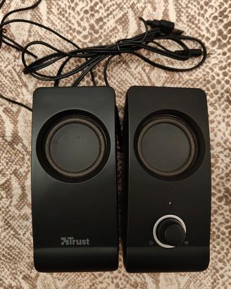Altoparlanti stereo Trust per pc 