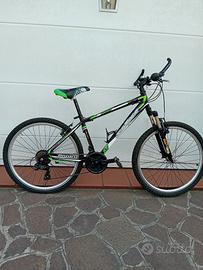 bicicletta mountain bike 24" telaio in alluminio 