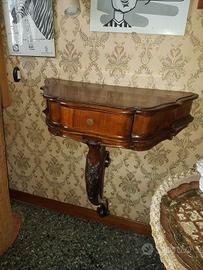 Consolle da muro antiche in legno