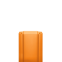 Kartell Vaso OKRA Arancio by Patricia Urquiola
