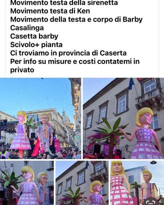 carri allegorici Barby