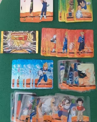 80 Lamincards Dragon Ball Z Serie X Metal