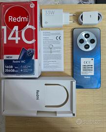 Smartphone "Xiaomi Redmi 14C 256GB Nuovo" Blue 