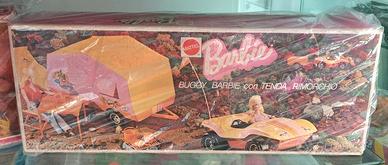 Buggy Barbie con tenda rimorchio #8669  anni 70