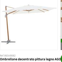 Ombrellone da giardino palo decentrato