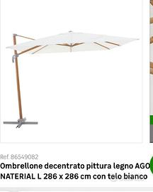 Ombrellone da giardino palo decentrato