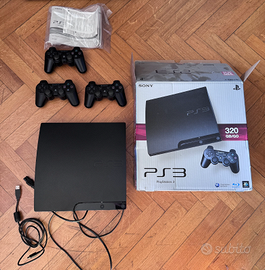 PS3 Slim come nuova + 3 joystick originali