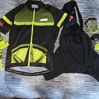 COMPLETO BICIMANIA+MAGLIA LUNGA NW+GILET SPORTFULL