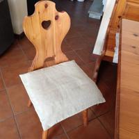 cassapanca tavolo sedie