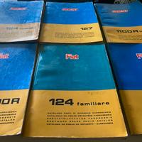 Collezione cataloghi ricambi carrozzeria FIAT