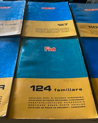 Collezione cataloghi ricambi carrozzeria FIAT