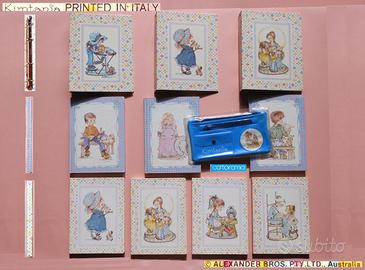 KIM TANIA 1980 Vintage Quaderni + anelli Astuccio