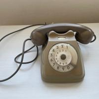 Telefono vintage bigrigio siemens