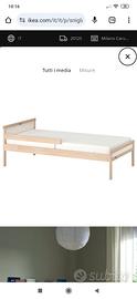 Letto Sniglar Ikea comprensivo di materasso Underl