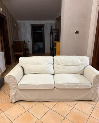 Divano a 3 posti IKEA EKtorp bianco sfoderabile