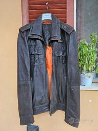 Giubbotto Vera Pelle Superdry Uomo