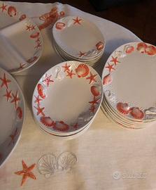 Servito pesce Ceramica Este