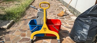 carrello per pulizie professionale da 25 LT 
