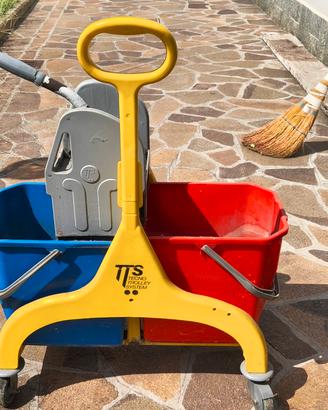 carrello per pulizie professionale da 25 LT 