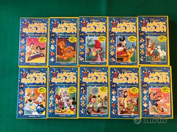 Collezione cassette VHS Disney Magic English 1-10
