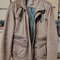 Giubbotto in vera pelle DANIEL ROSSO – Taglia 52