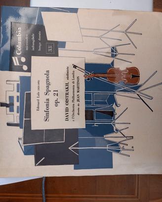 Vinile 33 giri Sinfonia spagnola op.21