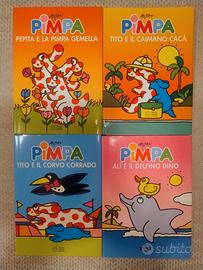4 libri di Pimpa con copertina rigida