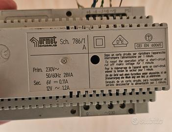 alimentatore urmet 786/1