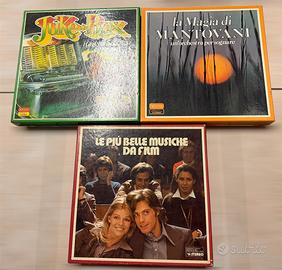 Dischi vinile e 3 cofanetti