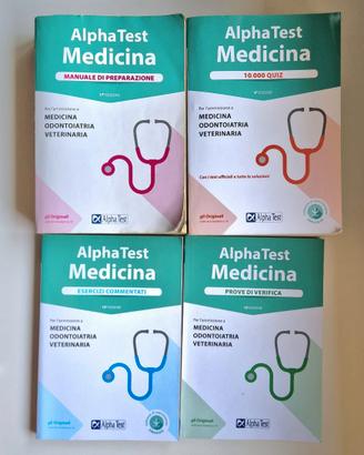Kit Completo Alpha Test Medicina, Odontoiatria, Ve