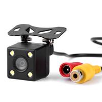 Telecamera auto 4 LED 120° mini impermeabile