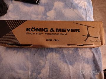 asta microfono grancassa konig & Meyer 25950 nuova