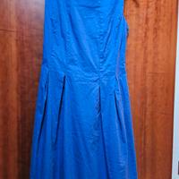 Vestito in cotone smanicato