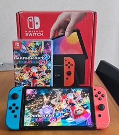 Nintendo Switch Oled - come NUOVA + Mario Kart