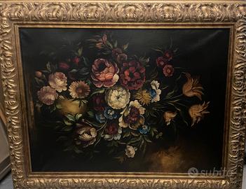 50x70 dipinto raffigurante  composizione floreale
