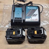 caricatore e batterie makita