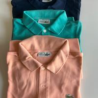 3 Chemise Lacoste uomo taglia 5 (L)