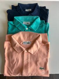3 Chemise Lacoste uomo taglia 5 (L)