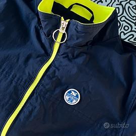 Giacca a vento bambino blu tg 10 North Sales