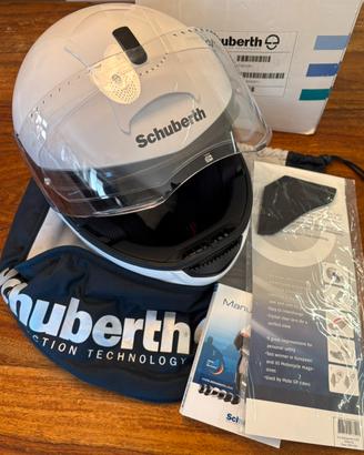 Casco C3 tg.XS  (53) Glossy White Schubert