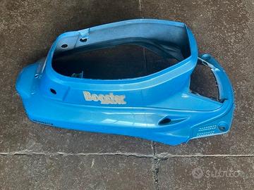 carena Posteriore originale Mbk Booster 50 azzurra