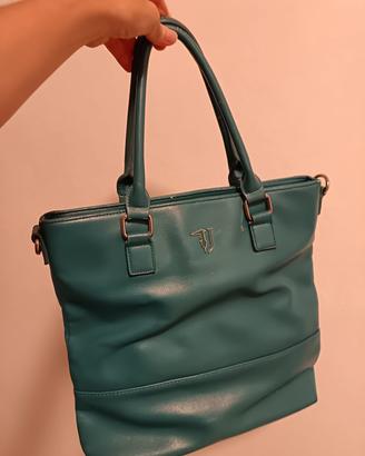 borsa trussardi turchese
