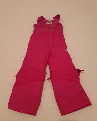 Salopette pantaloni sci bambina 3-4 anni