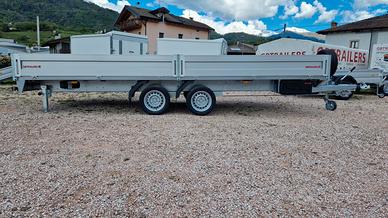 Carrello rimorchio auto doppio asse