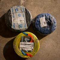 Matasse fili elettriche nuove