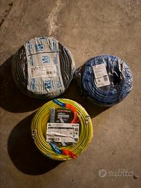 Matasse fili elettriche nuove