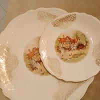 servizio piattini da dolce ceramica Bavaria