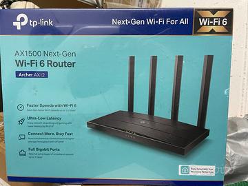 Router TP-Link Archer AX12 Wi-Fi 6 AX1500 - NUOVO