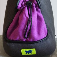 zaino da viaggio per cani viola 