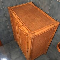 Arredamento completo bagno Bambù anni 70